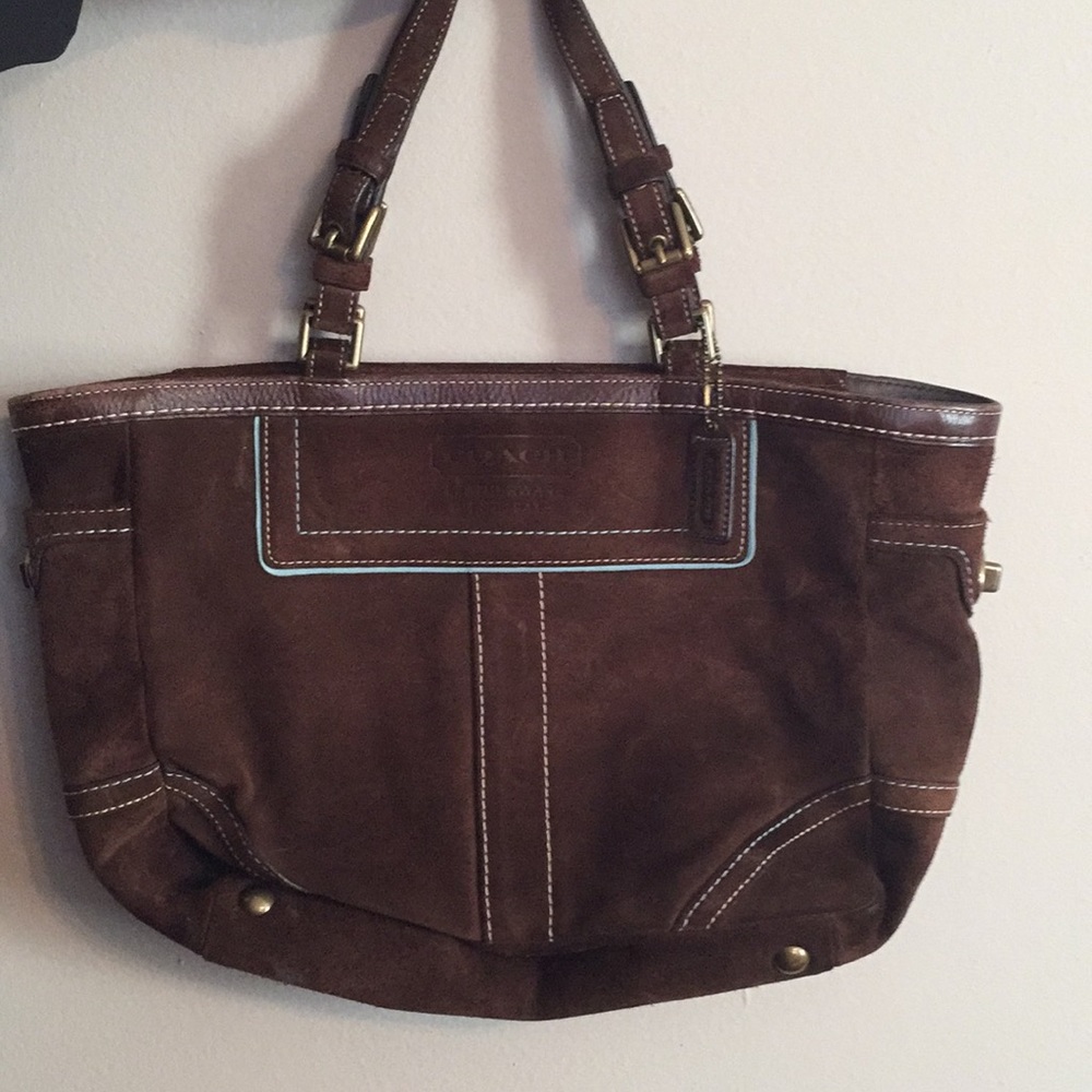 Suede purse - Picture 4 of 6